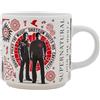 Silver Buffalo Supernatural - Tazza in ceramica impilabile con scritta Join The Hunt, capacità 370 ml