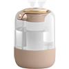 YNNHUDEEP Top-Fill humidifier - umidificatore camera da letto 2L 360° doppio ugello
