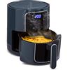 Klarstein Friggitrice ad Aria 1400W, Air Fryer Con Pannello Touch, 8 Programmi, Temperatura Regolabile, Timer, 3.5L