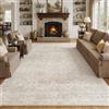 Beauoop Tappeto vintage, lavabile, per soggiorno, camera da letto, 200 x 300 cm, beige