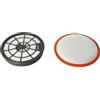 vhbw set di 2 filtri compatibile con Dirt Devil DD2720, DD2720-0, DD2720-1, DD2720-2, DD2720-3 - filtro aria di scarico, filtro salva-motore