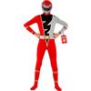 Morphsuits Costume Power Rangers Bambino, Tuta Halloween Bambino | Tuta Intera Rossa Aderente, Design Rosso Dino Fury, Chiusura con Zip, Perfetto per Halloween, Ideale per il Cosplay