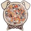 Generic Puzzle Colorato in Legno a Forma di Gatto, Puzzle a Incastro Unico a Forma di Animale, Regalo in Legno per Amanti dei Gatti, Natale, Decorazione per la Casa (Stile B)