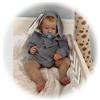 Generico 28 pollici 70 cm Bambole Reborn Ragazzo realistico dei neonati appena nati Reborn Doll Giocattolo per bambole Regalo di compleanno fatto a mano per bambini dai 3 anni in su