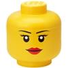 Room Copenhagen LEGO Room Copenhagen, Storage Head - Stackable Storage Solution, Holds up to 100 Building Bricks - Mini, Girl