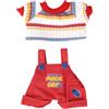 Goktvai Set Vestiti Bambola per 17cm Bambole, 2 Pezzi Carino Salopette e Maglia a Righe Outfit Bambola Elegante Accessori per Collezionisti e Regali, Nessuna Bambole