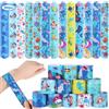 Viicoor Braccialetti schiaffi per bambini, 30 pezzi, fasce per schiaffi con animali, gadget per feste, bomboniere, multicolore (Ocean-30P)
