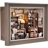 ETKVR Book Nook Kit, Libreria a Forma di Cornice, Casa in Miniatura