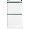 BISLEY Armadietto sospeso a 1 Binario DIN A4, 2 cassetti HR, Metallo, 696 Bianco Stradale, 62.2 x 41.3 x 71.099999999999994 cm