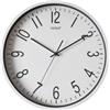 Versa Raven Orologio NUOVO MECCANISMO E QUALITÀ MIGLIORATA, Silenzioso e Decorativo, per Cucina, Soggiorno o Sala da Pranzo, Misure (A x L x P) 40 x 5 x 40 cm, Polipropilene, Colore Bianco