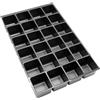 BISLEY MultiDrawer-Inserto, 24 Scomparti, per cassetti A4, Altezza 102, 87, 51 mm, Metallo, 800 plastica, 36.5 x 23.7 x 5 cm