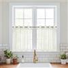 PONY DANCE Tende Trasparenti per Interni 2 Pezzi Voile Curtains