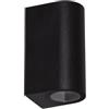 LEDKIA LIGHTING LEDKIA Applique da Parete per Esterni Illuminazione Doppia Luce Gala Nero N
