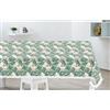 HOME ZEN HOUSEHOLD LINEN Tovaglia in Plastica Impermeabile con Retro Felpato, Frangia Decorativa, Fantasie Assortite Versatile per Tavoli di Cucina e Salotto, varie misure rettangolare e rotondo (DESIGN 9, 120 X 160 CM)