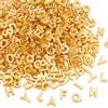 SUNNYCLUE Perline In Resina Da 130g Grandi Perline Dell'Alfabeto Ciondoli con Iniziali AZ In Oro 3D Distanziatori Sciolti Per La Creazione Di Gioielli