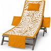 Galeone - Biancheria e Tessuti GALEONE - Telo Mare con Tasche Portaoggetti - Cuscino Gonfiabile Incluso | Telo Mare Microfibra 72x190 cm Asciugatura Rapida | Fantasie Divertenti - Asciugamano Coprilettino - Extra comfort (Fa14)