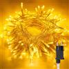 Hoteril Catena Luminosa Esterno con Spina, 8+2M 80 LED Luci Natale | Led da Esterno 8 Modalità Impermeabile con Timer, Lucine da Esterno Giardino per Natale, Festa, Terrazza, Balcone, Soggiorno