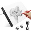 VFANDV Tavoletta Luminosa A4, Lavagna Luminosa per Disegnare con Cavo USB LED Light Pad con Luminosità Regolabile per Animazione Schizzi Progettazione Disegno Pittura a Diamante 5D