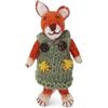 Gry & Sif Handmade & Fairtrade Certified Stylish Danish Design X Artisans from Nepal, statuette di animali in feltro, famiglia di volpe, statuette decorative da appoggiare, 12 cm