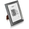 Antic by Casa Chic - Cornice 13x18 cm - Argento Shabby Chic - con Passepartout per Foto - Vetro Anteriore - Legno