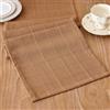 Qryflly Runner da Tavolo Moderno Lavabile Runner Tavola 30 x 140 Marrone | Caramello Quadri Tessuto Lino Cotone Rustica Centro Tavola Decorazioni per Morbido Decorazione da Tavolo in Cucina