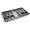 ORGA-BOX Vassoio Portaposate Grigio Argentato Cassetto di 90 cm ad Esempio