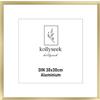 kollyseek cornice di alluminio 30 x 30cm cornice di poster in metallo oro con vetro acrilico infrangibile moderna cornice di foto Cornice con passepartout per le immagini Poster Foto oro