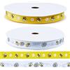 CABODYALS 2 Rotolo da 18 m e 10mm di Nastro Giallo Ape Ape Fiore Grosgrain Bombi Margherite Bordi Bianchi Stampa Floreale Primaverile Animali Nastri per Insegnanti di Giardinaggio per Confez