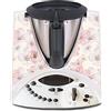 Finest Folia Adesivo protettivo decorativo per robot da cucina Bimby TM31, accessorio da cucina, impermeabile, autoadesivo R182, 18 fiori di ciliegio