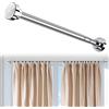 MFUSUL Bastone Telescopico Estensibile in Acciaio Inox, 66-200 cm, Bastoni Tende per Interni, Antiruggine e Antiscivolo, Senza Fori, Asta Doccia per Bagno, Guardaroba, Finestra