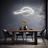 Arcadia Lampadario a Sospensione LED Luce Calda Fredda Naturale 3500LM 58W 50cm | Lampada da Soffitto Dimmerabile con Telecomando e App per Camera da Letto, Soggiorno e Cucina - Modello Efesto (Bianco)