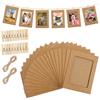 LIQWEI 20 cornici in carta, striscioni per foto da 10 x 15 cm, con clip, clip da appendere per foto, decorazione da parete per casa, scuola e ufficio