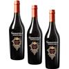 Chazalettes Vermouth della Regina Rosso 75cl - Vermouth con note di erbe, sandalo e coriandolo. 16,5% vol. (Confezione da 3)
