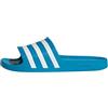 Adidas Unisex Adilette Aqua Slides Solar Blue / Cloud White / Solar Blue 11 UK 46 EU