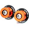 YUTUJBKM nottolini cavalletto moto Per Vulcan S 650 S650 2015-2019 2024 Accessori M10 Per Moto, Viti Per Supporto Forcellone E Cursore(L)