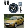 D'ANGELO 1988 Kit Ruotino di Scorta 16 compatibile con Opel Corsa 4 fori (<2014) con Cric, Chiave, Guanti e Sacca