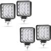 AMAPOLAS Faro da Lavoro, 4 X 48W -Fari Led 12V 24V Fari di Profondità Impermeabile IP67 Luci di Lavoro Fuoristrada per Moto Auto ATV SUV Trattore, 6500K