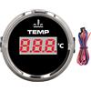 Psytfei Indicatore della Temperatura Dell'acqua 52mm 0-120 ℃ Indicatore Digitale della Temperatura Dell'acqua IP67 Termometro Impermeabile Per La Temperatura Dell'acqua Per Auto, Camper, Camion, Barca