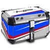 AZgraphishop PROTEZIONE ADESIVA VALIGIE TREKKER OUTBACK NEW (3 fori) R 1250 GS HP STYLE V-TREK-024-N (TOP CASE, 58 LT)
