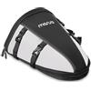 MOSISO Borsa Moto Posteriore Sella Multifunzionale Poliestere Impermeabile | Serbatoio Leggero 10L Motocicletta Esterno Sedile Posteriore Borse Mano Borsa Porta Attrezzi con Tracolla, Bianco