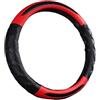ROERPPM Coprivolante per auto con seta di ghiaccio, universale, 33 cm, in microfibra traspirante, antiscivolo, caldo in inverno e fresco in estate (viola) (marrone) (rosso)