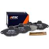 ATEC Germany Set di pastiglie per freni asse anteriore, pastiglie per freni | Compatibile con: FIAT PANDA, PANDA Kasten/Schrägheck, PUNTO, PUNTO, PUNTO Cabriolet, PUNTO Kasten/Schrägheck, PUNTO Van