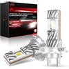 AUXIRACER H7 LED, 32000LM Lampadine H7 LED per Fari Auto o Moto 12V, 6500K 500% Brillante Formato Mini 1:1, Compatibile con Anabbaglianti/Abbrivianti, 2 Pezzi