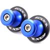 ZESIDIMO per Suzuki GSXR 600 750 1000 GSX R 600 750 1000 1998-2023 2022 accessori moto CNC 8MM Bobine Forcellone viti di Supporti (Blu)