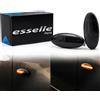 Esselle Parts Coppia Frecce Laterali Nero Fumé Progressive Dinamiche A Led per Nissan Juke, Qashqai J10, X-Trail MK1, Micra MK3, Micra MK4, Cube, Leaf, Note, NV200, NV400, Plug and play Canbus nessun errore