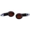 SHIN YO Blinker MICRO-FLASH, nero, kurz, Glas getoent