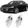 Sylswx 2 Pezzi Luci Proiettore Porta per A1/A3/A4/A5/A6/Q3/Q5/Q7/A7/A8/R8/TT, Luci Portiera Auto illuminazione d'ingresso, Luce LED di Benvenuto accessories