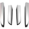 OUZADNCG Cestino portapacchi da tetto Adatto per Toyota RAV4 2013-2018 Roof Cargo Rack Rail End Cover Shell Cap Trim Portapacchi acciaio