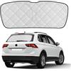tivekeo Parabrezza Posteriore Parasole Auto Sostituzione per VW Tiguan 2016-2026, Parabrezza Posteriore Parasole Lunotto Posteriore, Pieghevole Parasole Auto Protezione UV Riflettente Privata