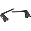 Generico Guarnizione Vetro Auto Per Toyota Per Yaris 2015-2017 | Materiale: ABS Colore: Nero 53867-52160 53866-52140 Rivestimento angolare del parabrezza anteriore